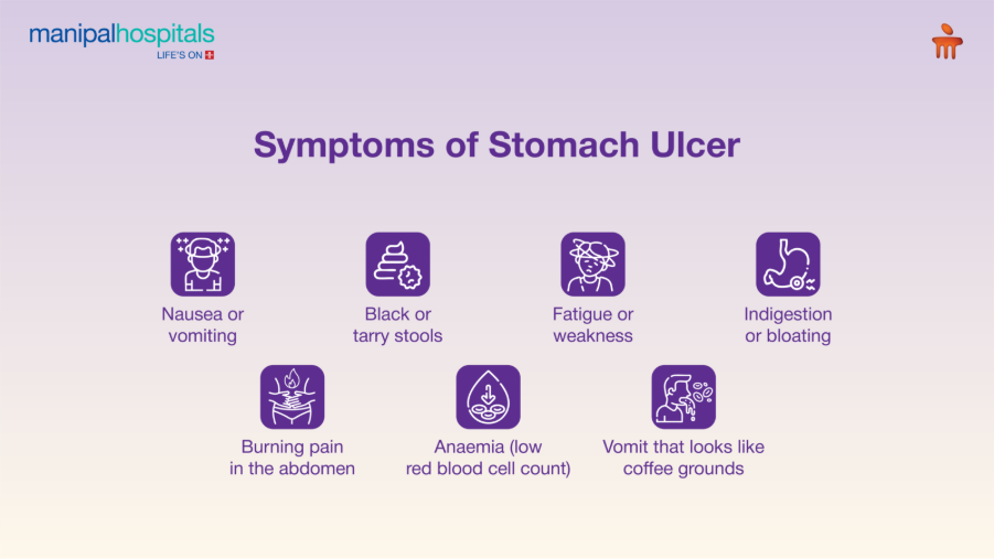 stomach ulcer symptoms