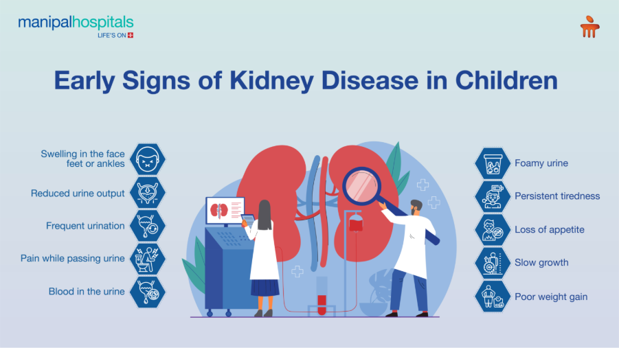 Kidney disease symptoms in children causes and treatment