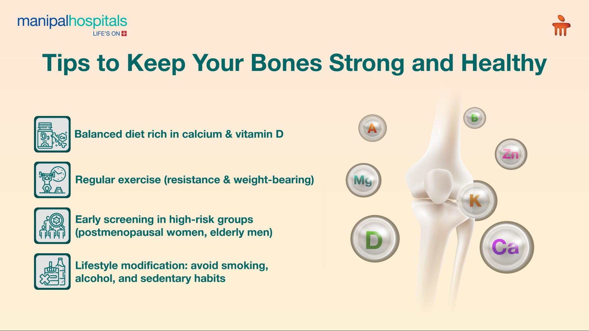 weak bones symptoms