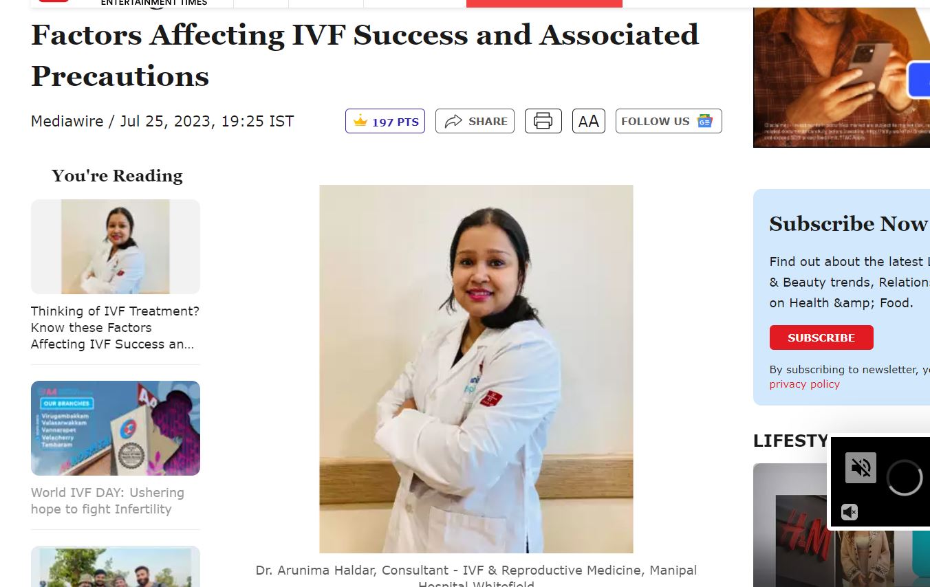 Factors Affecting IVF Success