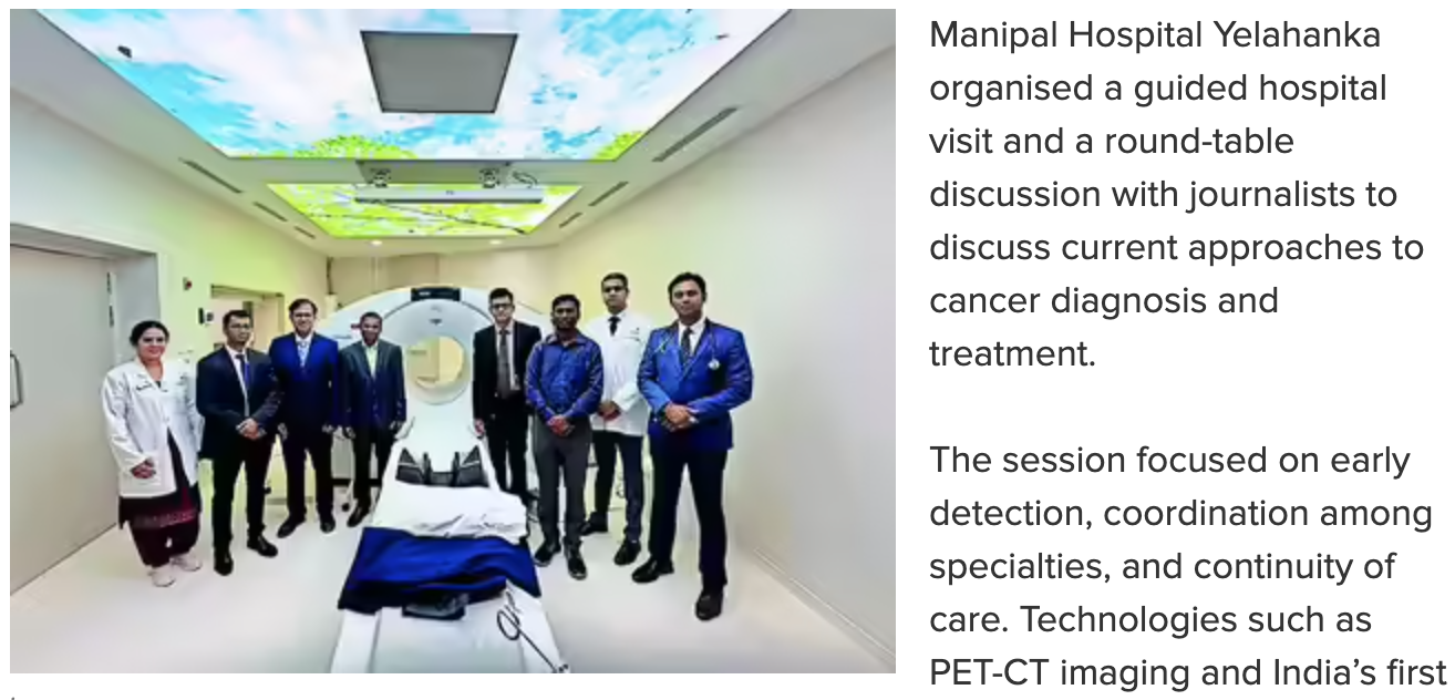 Cancer care approaches discussed at Manipal Hospitals