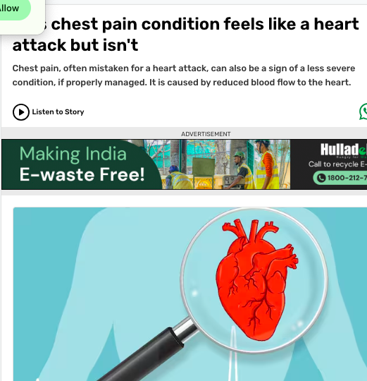 Dr. Pradeep Kumar D on This chest pain condition feels like a heart attack but isn't.